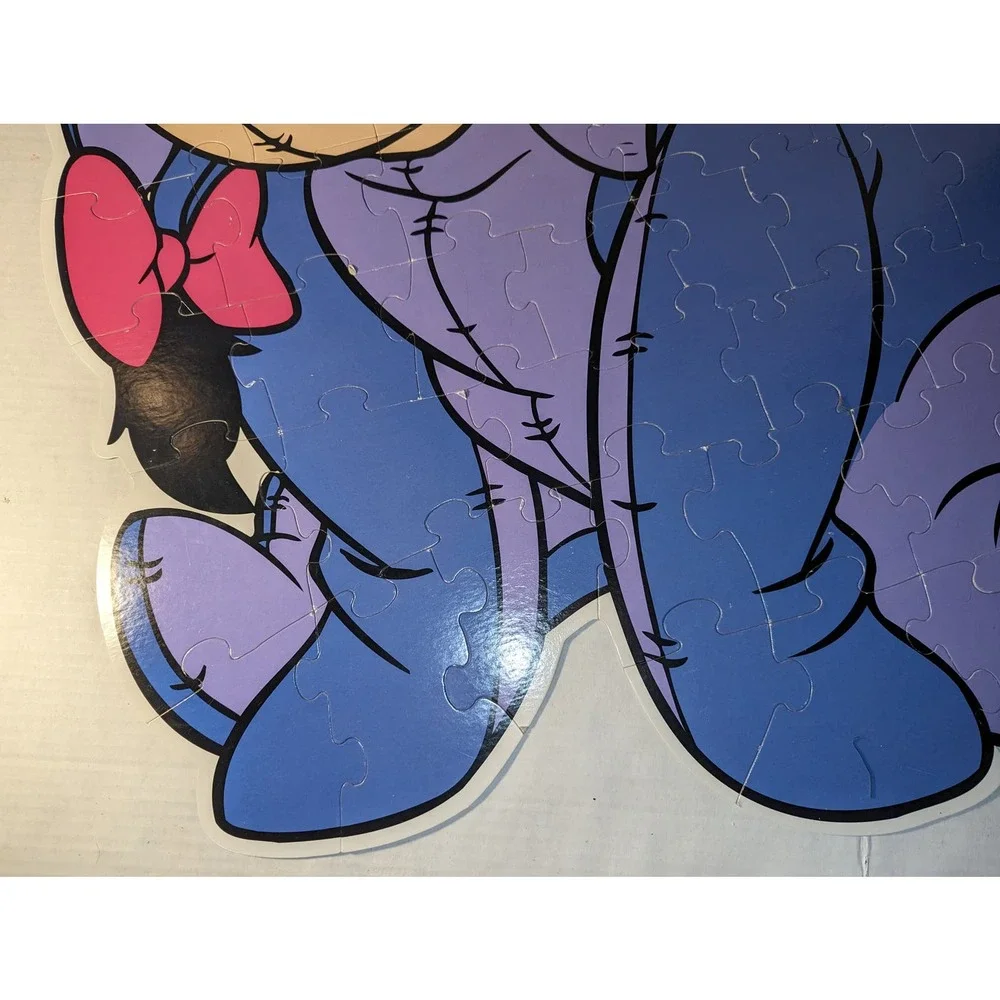 Vintage 1998 Disney Winnie Pooh Eeyore 3' My Size Puzzle Collectible Complete